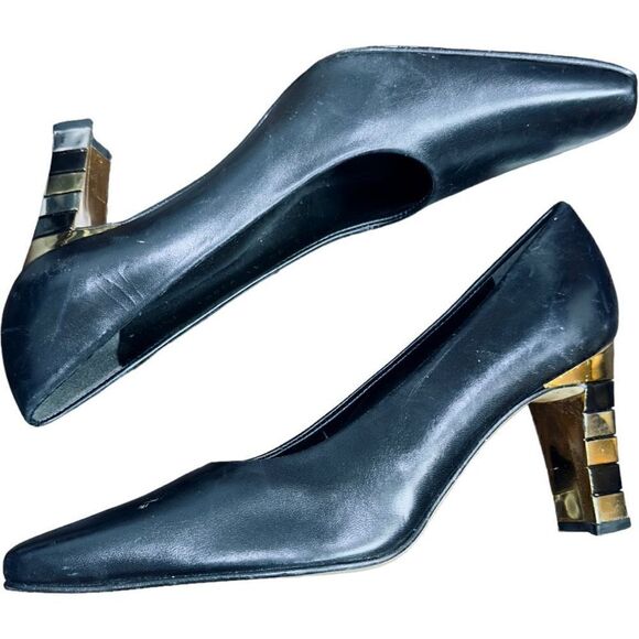 J. CREW MARC FISHER PROXY Bundle Lot of 4 Pairs of Shoes Pumps Heels Flats Leath - Picture 5 of 10